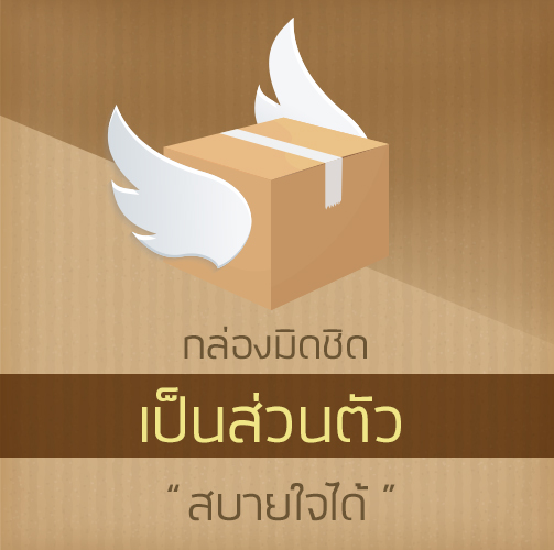 ส่งของแบบกล่องมิดชิด สบายใจ เป็นส่วนตัว