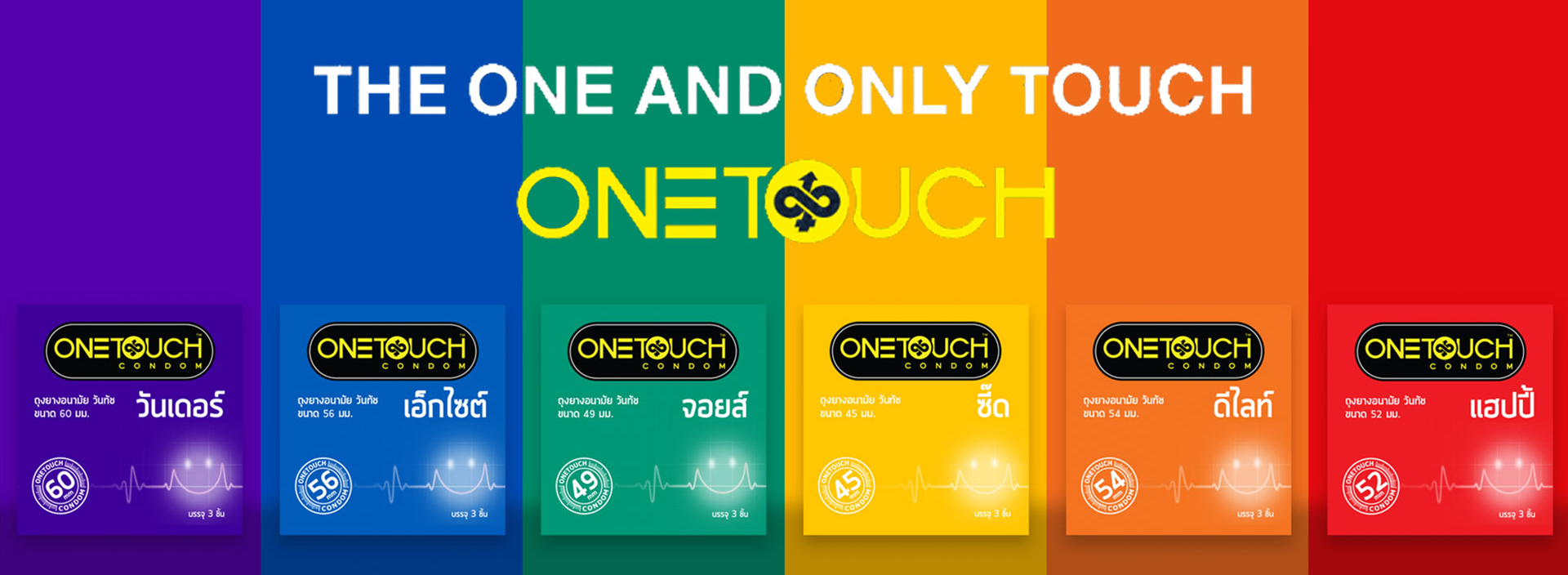 ถุงยางวันทัช ONETOUCH (ON)