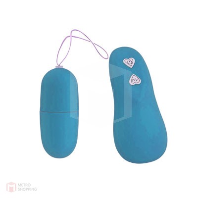 Remote Jump Egg Vibrator (Blue) 