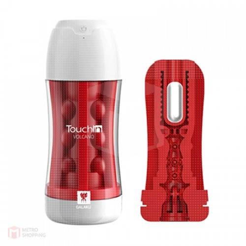 TouchIn Vibrator Cup (Volcano Red สีแดง สั่น ชาร์จ USB)